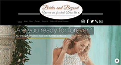 Desktop Screenshot of bridesandbeyond.net